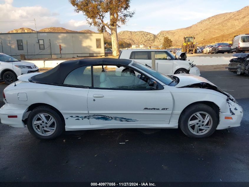 2000 Pontiac Sunfire Gt VIN: 4G2JB32T2YB202705 Lot: 40977055