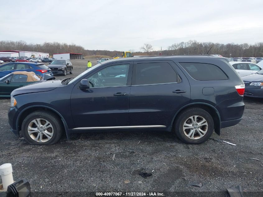 2013 Dodge Durango Sxt VIN: 1C4RDHAG0DC579887 Lot: 40977067