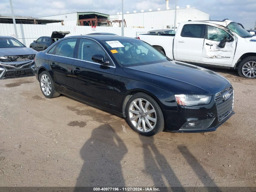 VIN WAUHFAFL7DN033785 2013 AUDI A4 no.1