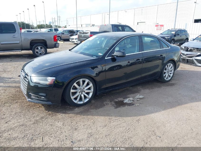 VIN WAUHFAFL7DN033785 2013 AUDI A4 no.2