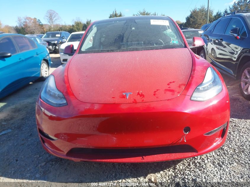 VIN 5YJYGDEE0MF300199 2021 Tesla Model Y, Long Rang... no.12