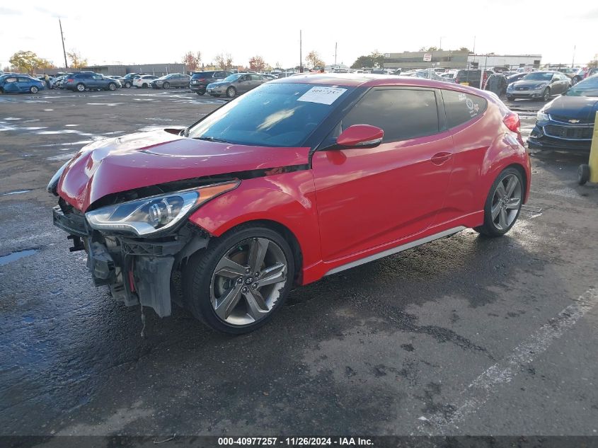 VIN KMHTC6AE5FU243205 2015 HYUNDAI VELOSTER no.2