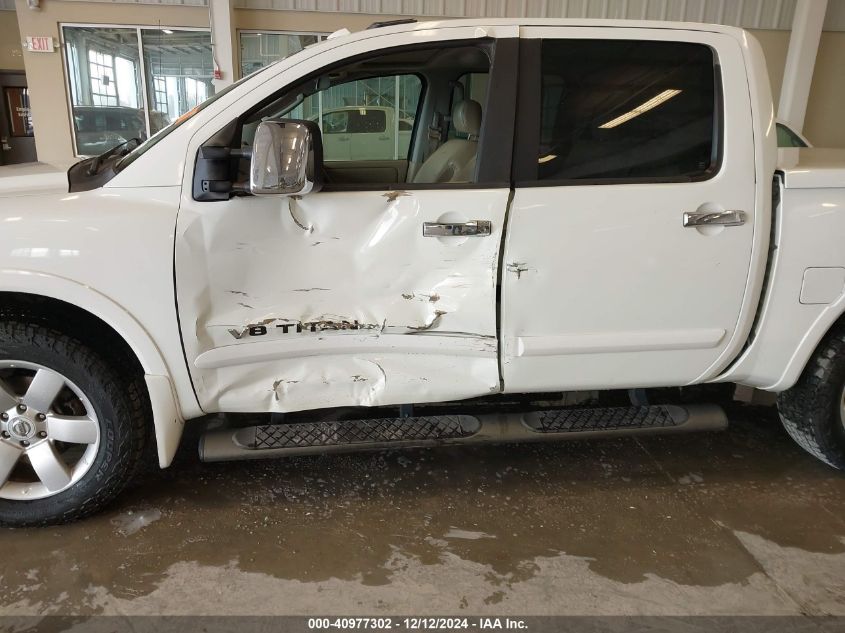 2008 Nissan Titan Se VIN: 1N6AA07D78N337786 Lot: 40977302