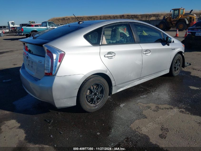 VIN JTDKN3DU9D5628155 2013 Toyota Prius, Three no.4