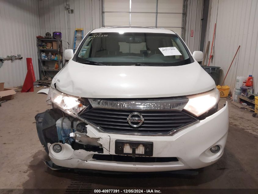 2013 Nissan Quest Sl VIN: JN8AE2KP4D9060431 Lot: 40977391