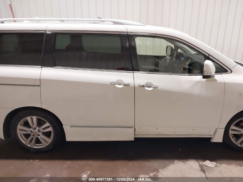 2013 Nissan Quest Sl VIN: JN8AE2KP4D9060431 Lot: 40977391