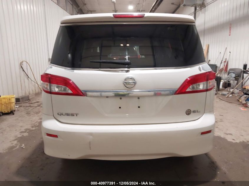 2013 Nissan Quest Sl VIN: JN8AE2KP4D9060431 Lot: 40977391