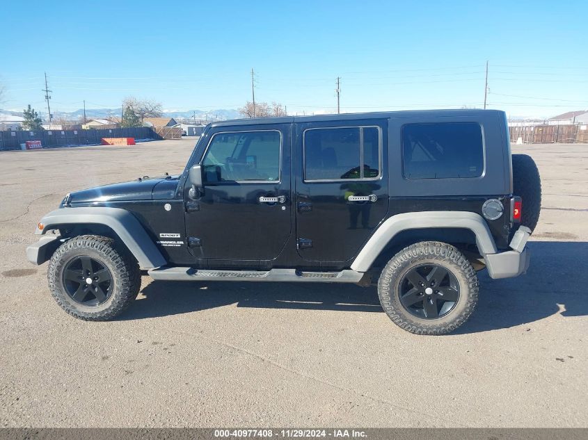 2010 Jeep Wrangler Unlimited Sport VIN: 1J4BA3H14AL125209 Lot: 40977408