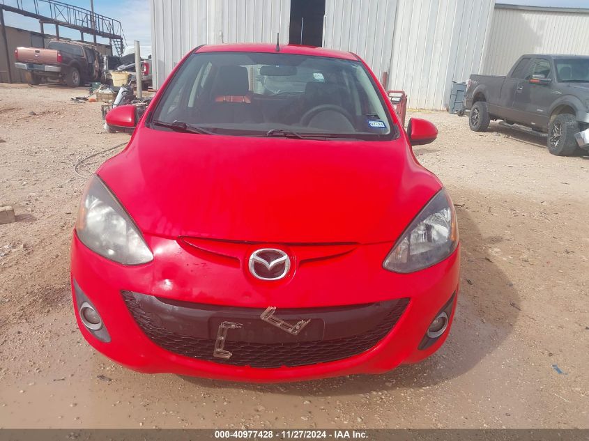 VIN JM1DE1LY0D0155339 2013 MAZDA MAZDA2 no.12