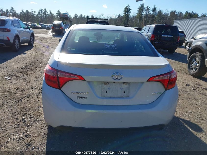 2017 Toyota Corolla Le Eco VIN: 5YFBPRHE2HP677030 Lot: 40977526