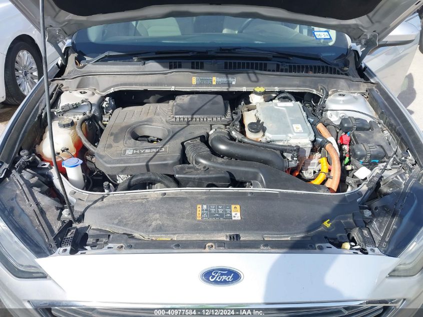 VIN 3FA6P0LU6JR269048 2018 Ford Fusion, Hybrid SE no.10