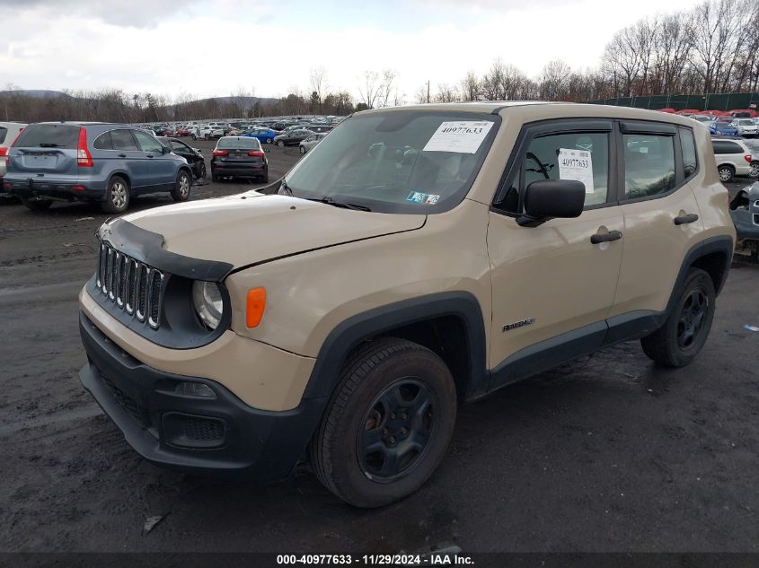 VIN ZACCJBAT0FPB66204 2015 JEEP RENEGADE no.2