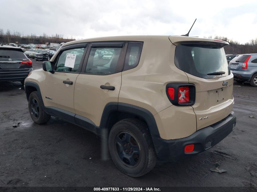 VIN ZACCJBAT0FPB66204 2015 JEEP RENEGADE no.3