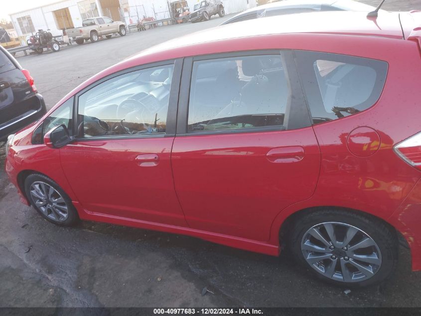 VIN JHMGE8H56DC029844 2013 Honda Fit, Sport no.14