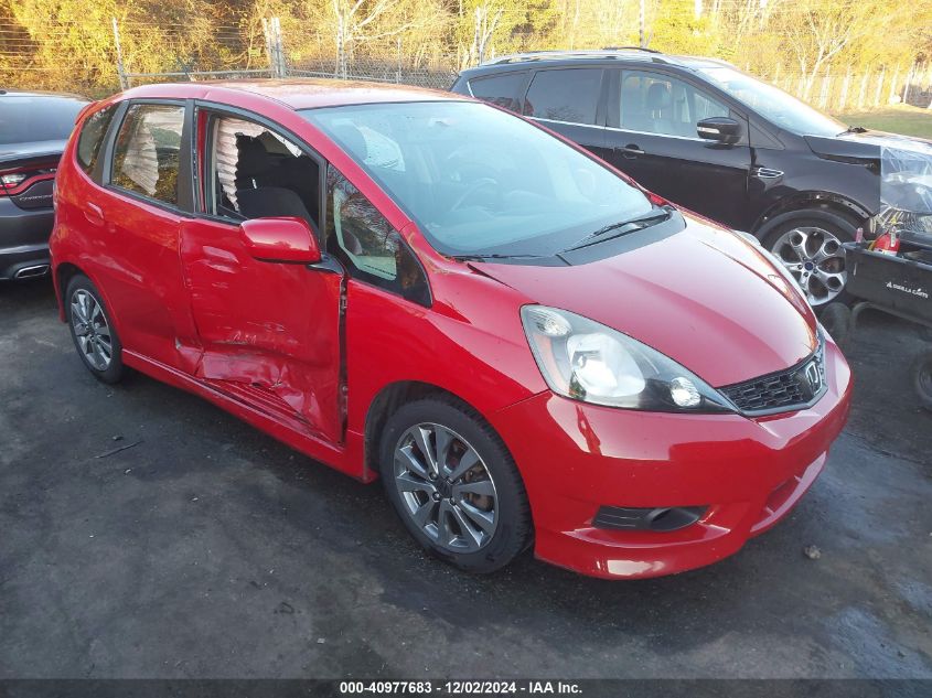 VIN JHMGE8H56DC029844 2013 Honda Fit, Sport no.1