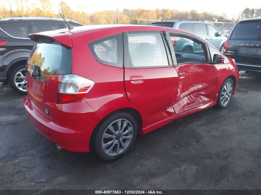 VIN JHMGE8H56DC029844 2013 Honda Fit, Sport no.4