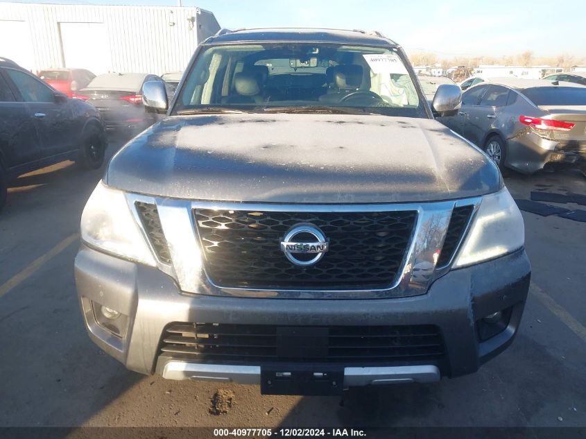 2018 Nissan Armada Platinum VIN: JN8AY2NE7J9733788 Lot: 40977705