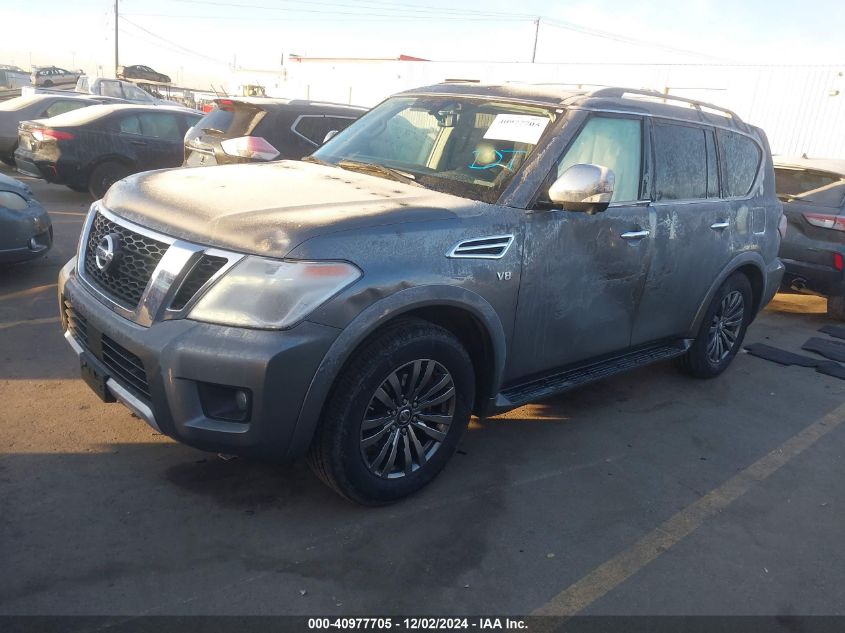 2018 Nissan Armada Platinum VIN: JN8AY2NE7J9733788 Lot: 40977705