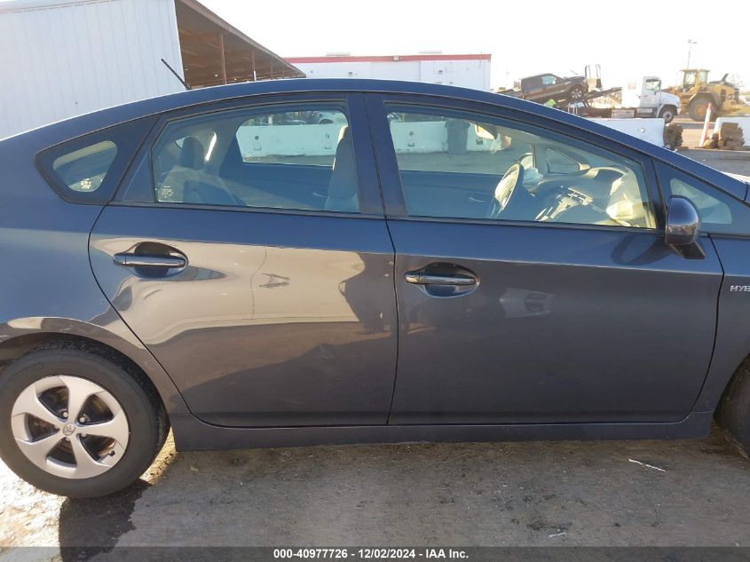 2012 Toyota Prius Two VIN: JTDKN3DUXC1563631 Lot: 40977726