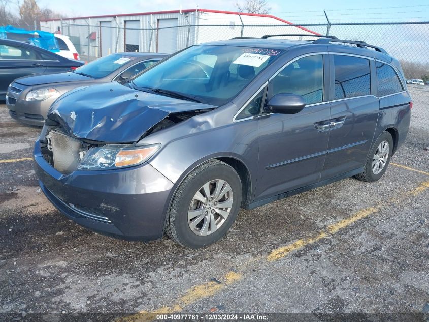 VIN 5FNRL5H64FB129499 2015 Honda Odyssey, Ex-L no.2