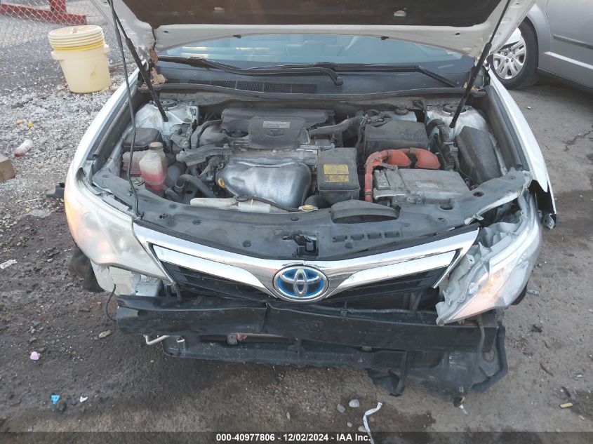 VIN 4T1BD1FK3EU111049 2014 Toyota Camry, Hybrid Xle no.10