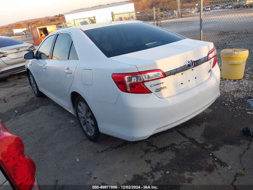 VIN 4T1BD1FK3EU111049 2014 Toyota Camry, Hybrid Xle no.3