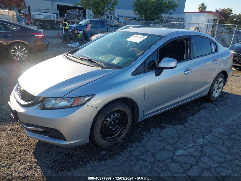 VIN 19XFB2F52DE207523 2013 Honda Civic, LX no.2