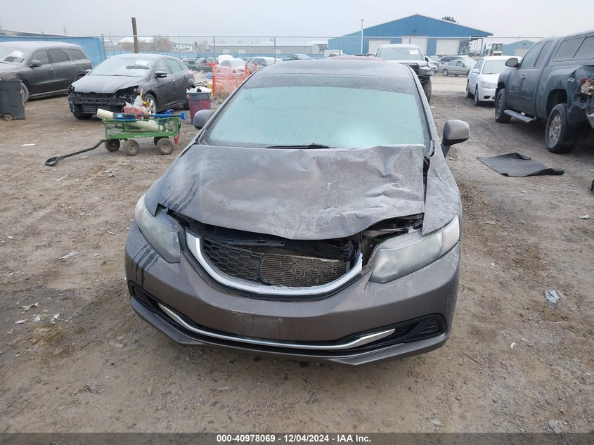 2013 HONDA CIVIC VIN: 19XFB2F54DE281378