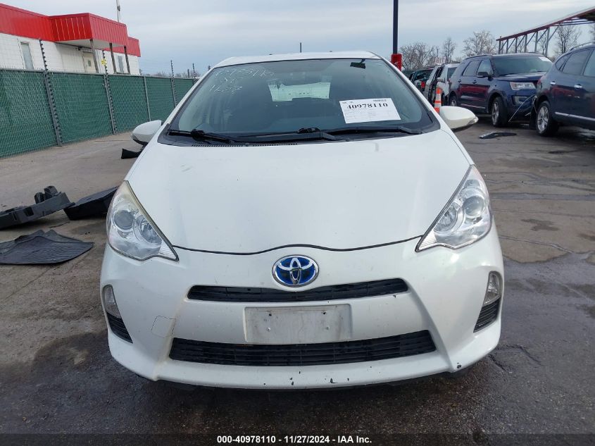 2014 Toyota Prius C Three VIN: JTDKDTB37E1082705 Lot: 40978110