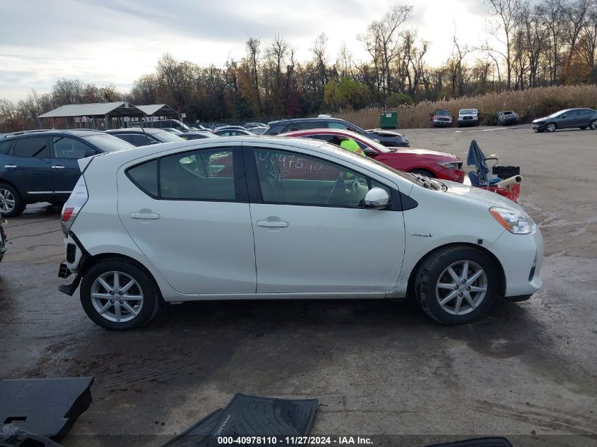 2014 Toyota Prius C Three VIN: JTDKDTB37E1082705 Lot: 40978110