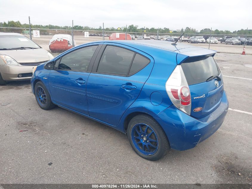 2013 Toyota Prius C Two VIN: JTDKDTB38D1045516 Lot: 40978294