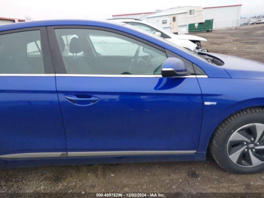 VIN KMHC75LCXKU145260 2019 HYUNDAI IONIQ HYBRID SEL