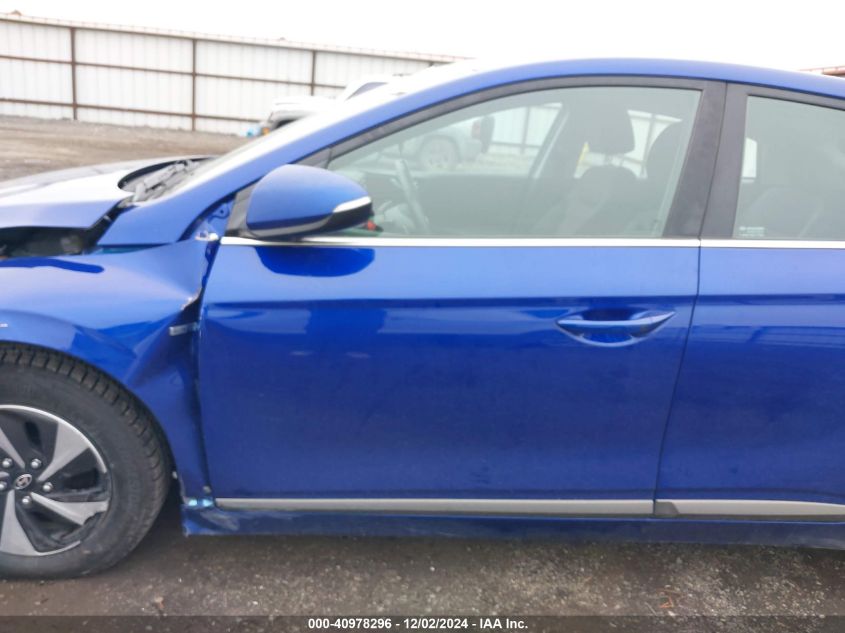 VIN KMHC75LCXKU145260 2019 HYUNDAI IONIQ HYBRID SEL