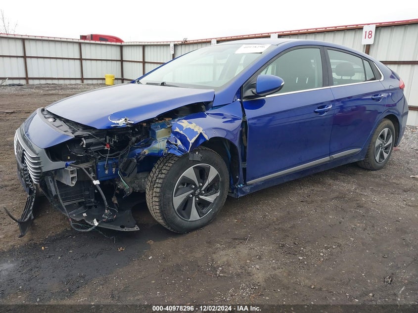 VIN KMHC75LCXKU145260 2019 HYUNDAI IONIQ HYBRID SEL