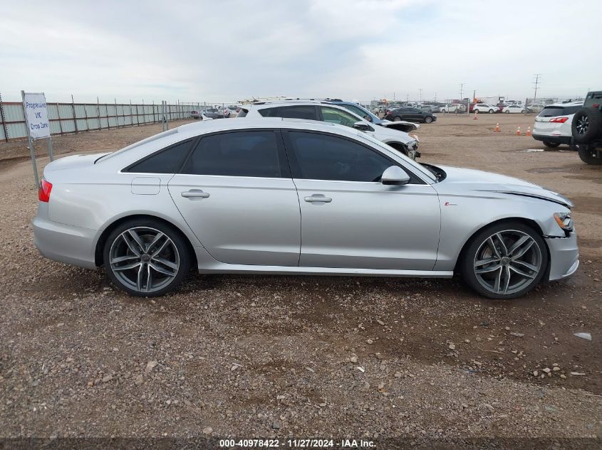 2013 Audi A6 3.0T Premium VIN: WAUJGAFC8DN015066 Lot: 40978422