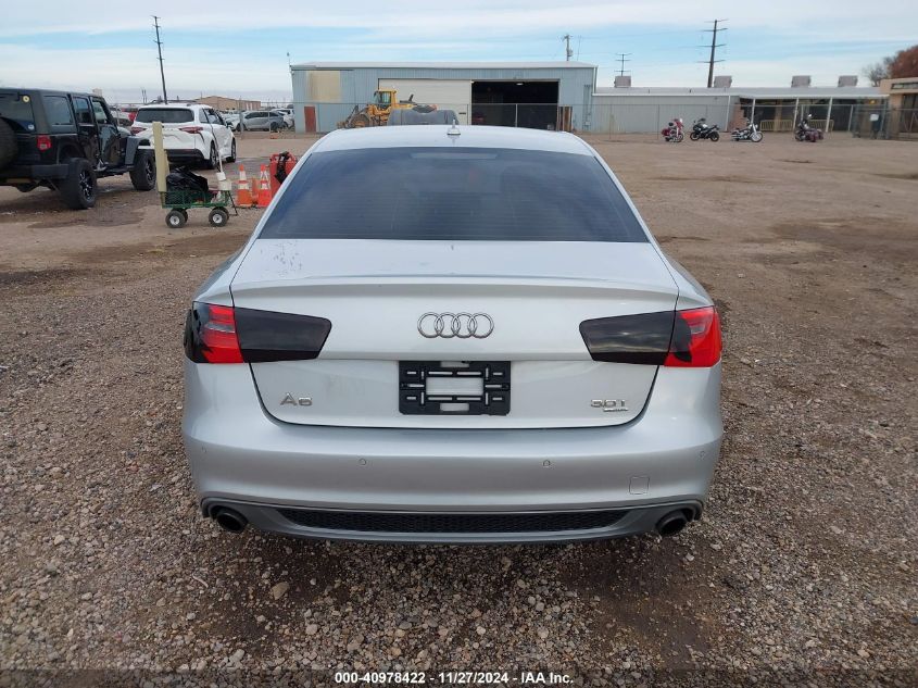 2013 Audi A6 3.0T Premium VIN: WAUJGAFC8DN015066 Lot: 40978422