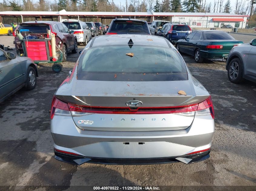 2022 Hyundai Elantra Sel VIN: 5NPLN4AG3NH070037 Lot: 40978522