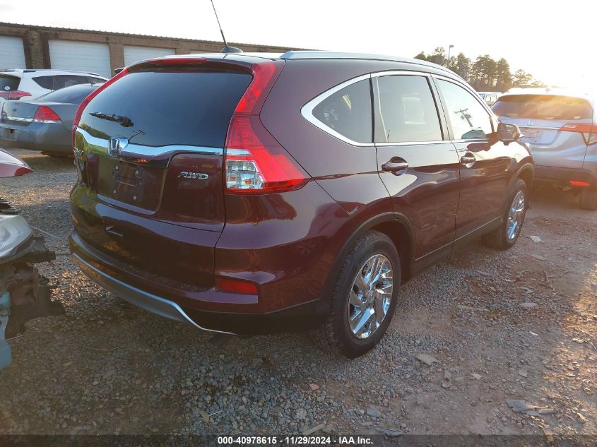 VIN 2HKRM4H73FH607431 2015 Honda CR-V, Ex-L no.4