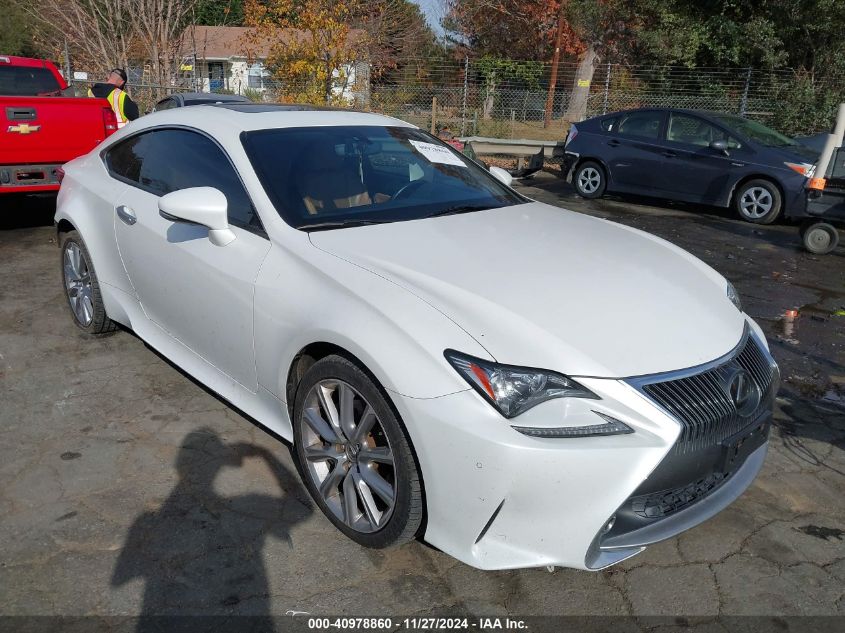 VIN JTHSE5BC5F5003498 2015 Lexus RC, 350 no.1