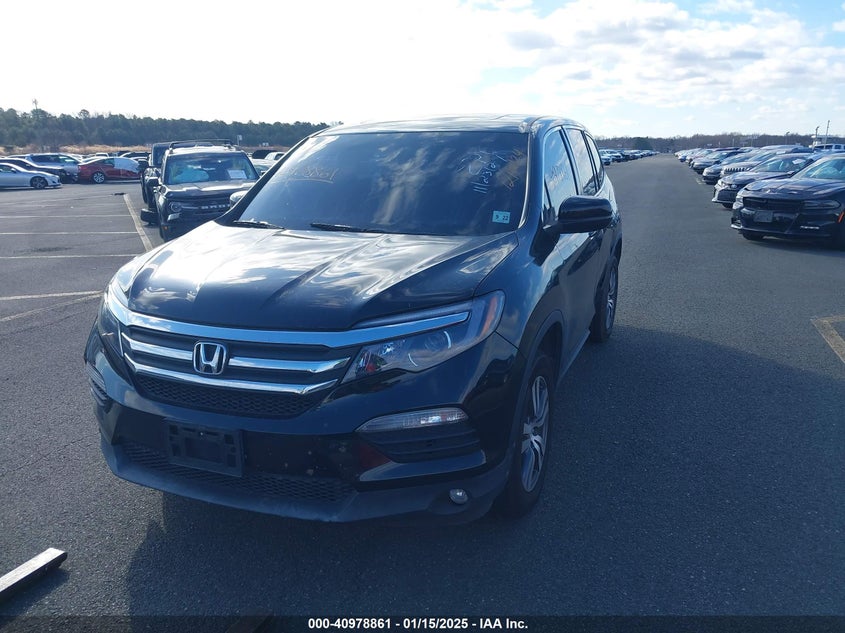 Vin: 5fnyf6h55hb057148, lot: 41468677, honda pilot ex-l 20172