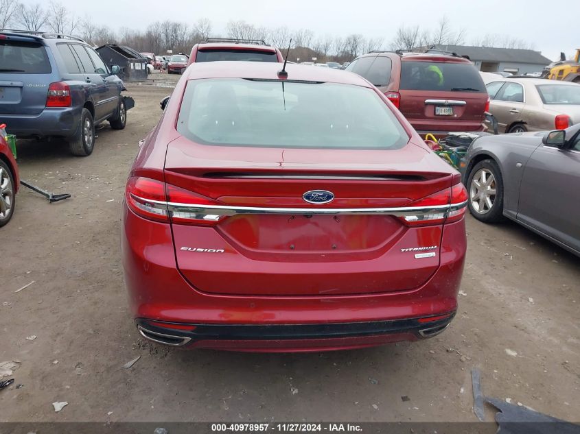 VIN 3FA6P0K95HR185990 2017 Ford Fusion, Titanium no.16