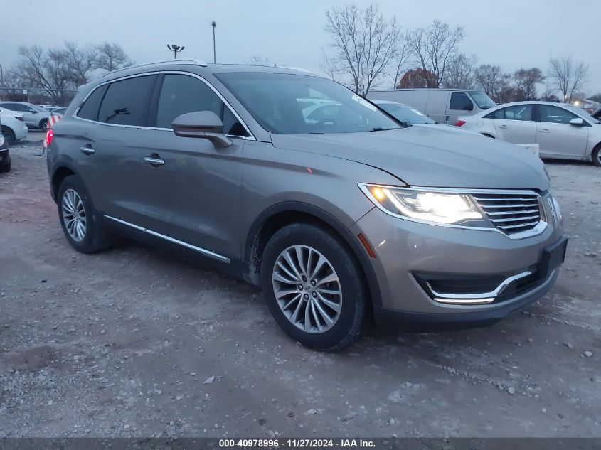 VIN 2LMTJ6KR8GBL74244 2016 Lincoln MKX, Select no.1