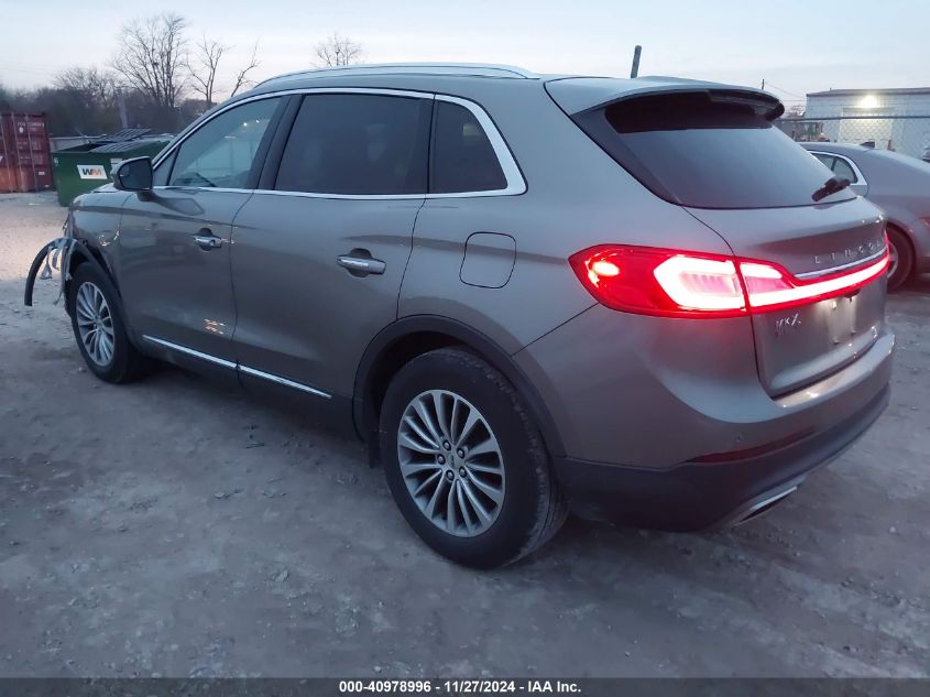 VIN 2LMTJ6KR8GBL74244 2016 Lincoln MKX, Select no.3