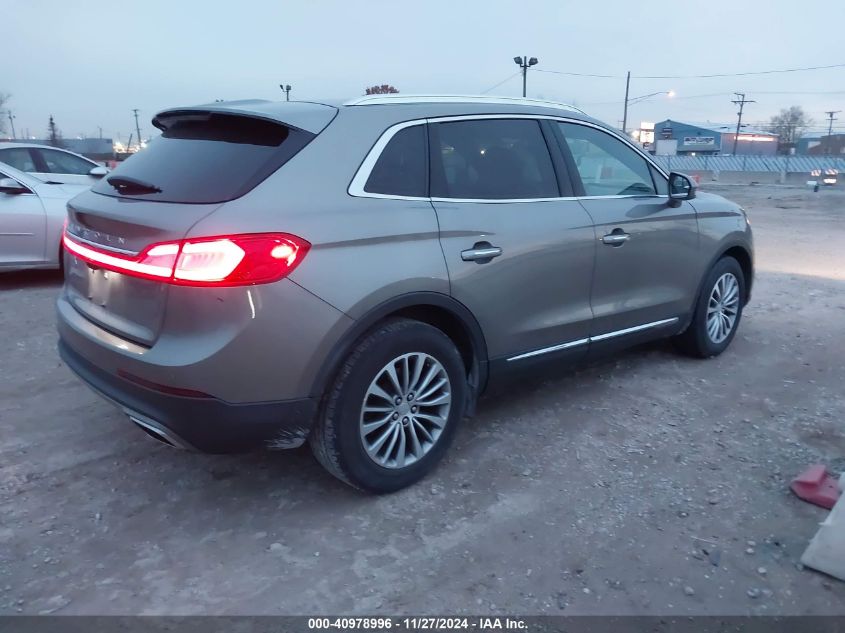 VIN 2LMTJ6KR8GBL74244 2016 Lincoln MKX, Select no.4