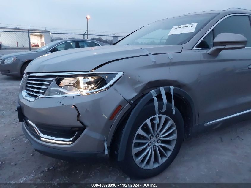 VIN 2LMTJ6KR8GBL74244 2016 Lincoln MKX, Select no.6