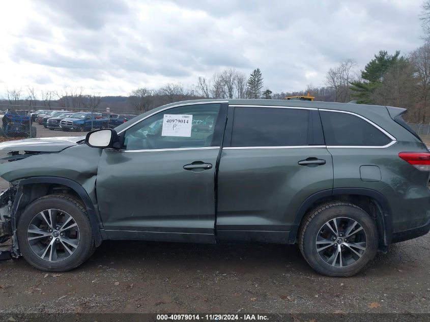 VIN 5TDBZRFH6JS847880 2018 TOYOTA HIGHLANDER LE PLUS
