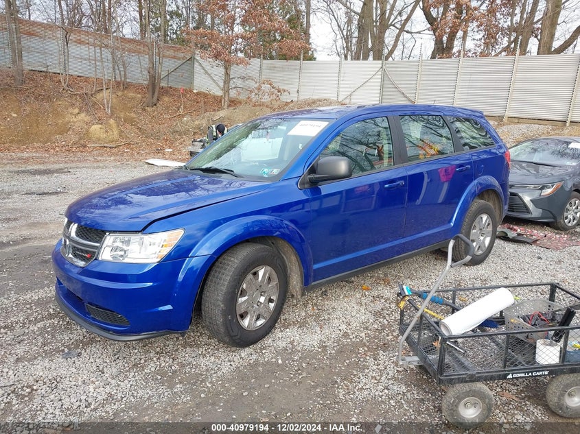 Vin: 3c4pdcab2ct366876, lot: 41469010, dodge journey se/avp 20122