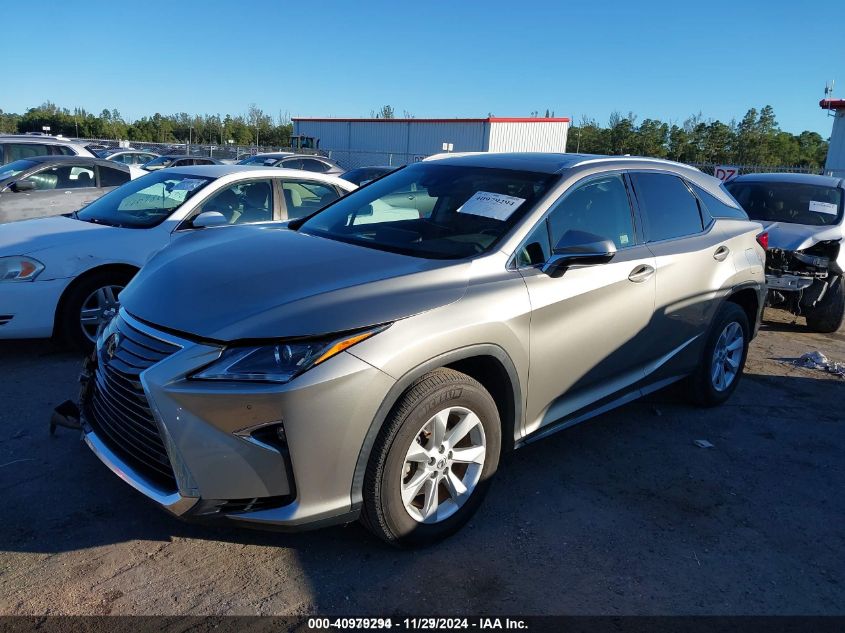 VIN 2T2BZMCAXHC126857 2017 Lexus RX, 350 no.2