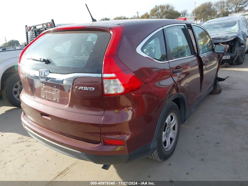 VIN 2HKRM4H31FH632289 2015 Honda CR-V, LX no.4