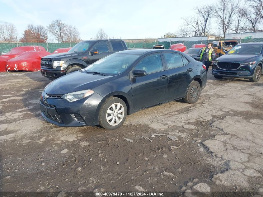 VIN 2T1BURHE6FC471442 2015 Toyota Corolla, LE no.2